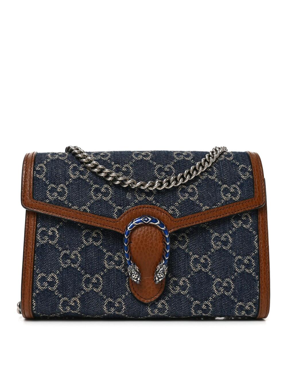Gucci New Denim Gg Dollar Calfskin #308851G95B